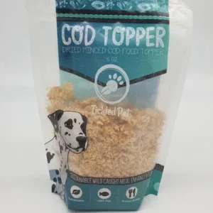 Tickled Pet All-Natural Icelandic Cod Food Topper Dehydrated Dog Chews - 6 oz Bag