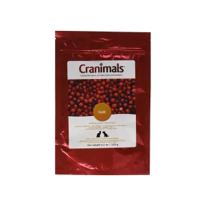 Cranimals Gold Cranberry Extract + DHA Omega 3 Supplement for Dogs & Cats