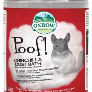 Oxbow Poof! Blue Cloud Chincilla Dust Bath - 2.5 lb Jar