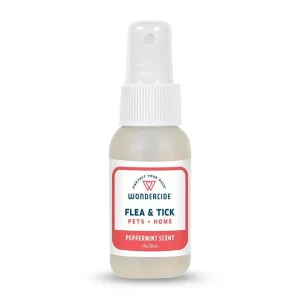 Wondercide Mosquito Flea and Tick Spray for Pets and Home - Peppermint - 1 oz Trial Bottle - Case of 12