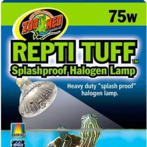 Zoo Med Laboratories 75 Watt Repti Tuff Splashproof Halogen Lamp