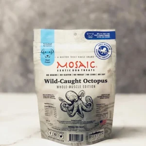 Mosaic Wild-Caught Octopus Whole-Muscle Jerky Dog Treats 1.5 oz