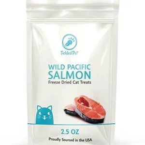 Tickled Pet All-Natural Wild FD Salmon for Dogs Dehydrated Dog Chews - 3 oz Bag