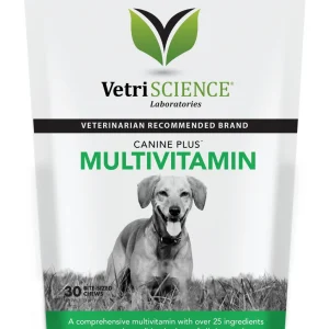 Vetriscience Labs Canine Plus Mult-Vitamin Dog Supplements - 30 ct Pouch
