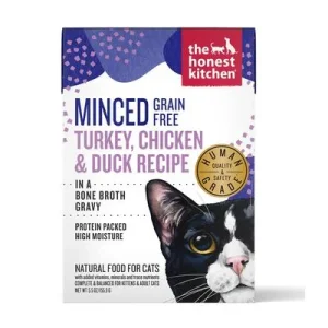 Honest Kitchen Minced Chicken Duck Wet Cat Food - 5.5 Oz - Case of 12