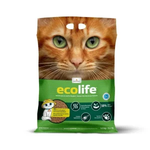 Intersand Alternative Premium Clumping ECO Life Unscented Cat Litter - 12 lb Bag (5.44kg)