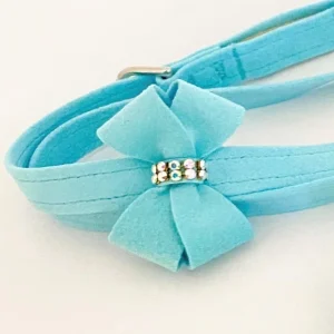 Susan Lanci AB Crystal Tiffi Nouveau Bow Leash