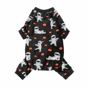 Mummy and Pumpkin Dog Halloween Pajamas