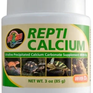 Zoo Med Laboratories Repti Calcium® Ultra-Fine Precipitated Calcium Carbonate Supplement with Vitamin D3 - 3 Oz