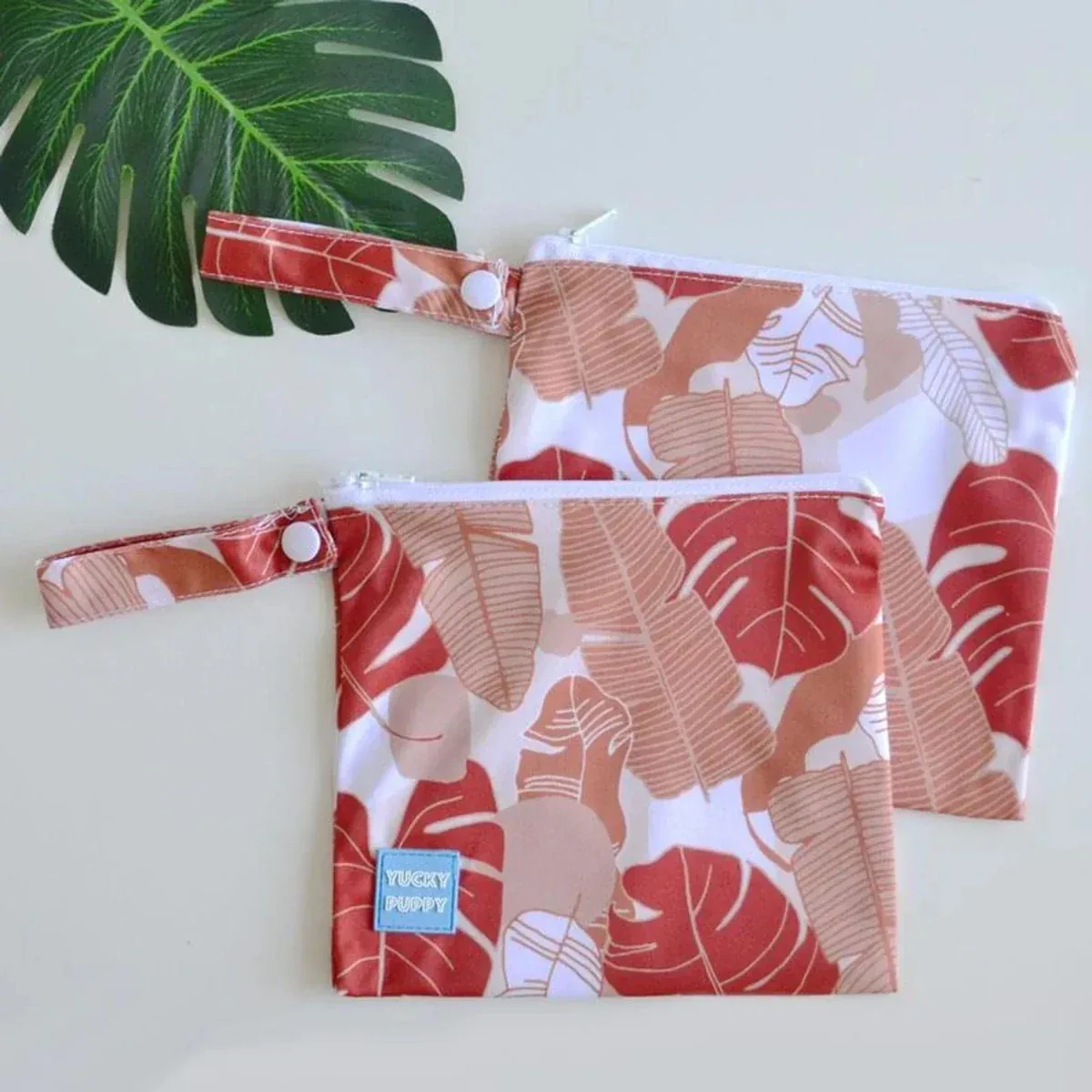 Monstera + Banana Yucky Puppy Dog Poop Bag Holders - Image 2
