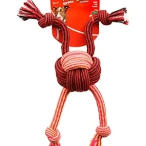 Mammoth Pet Products 4-Knotted Monkey Fist Ball Rope Dog Toy