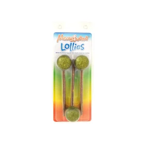 Meowijuana Lollies Catnip Topped Silvervine Sticks Cat Toys