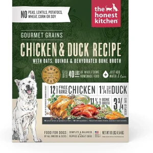 Honest Kitchen Gourmet Grain Chicken Duck Dehydrated Dog Food - 10 lb Box