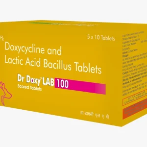 TTK Dr Doxy LAB 100mg Tablets for Dogs & Cats (Doxycycline & Lactic Acid Bacillus)