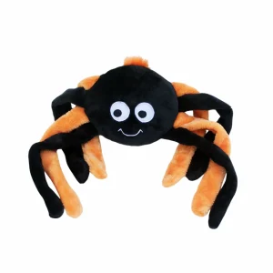 Zippy Paws Halloween Spider Grunterz Plush Toy for Dogs