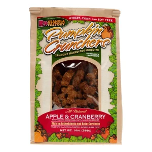 K9 Granola Pumpkin Crunchers Apple & Cranberry Crunchy Dog Treats - 14oz