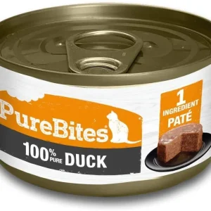 Purebites PureBites® Patés 100% Pure Duck - 2.5 oz Cans Canned Cat Food - Case of 12