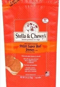 Stella & Chewy's Frozen Dog Food Dinner Patties Beef - 8.5 Oz