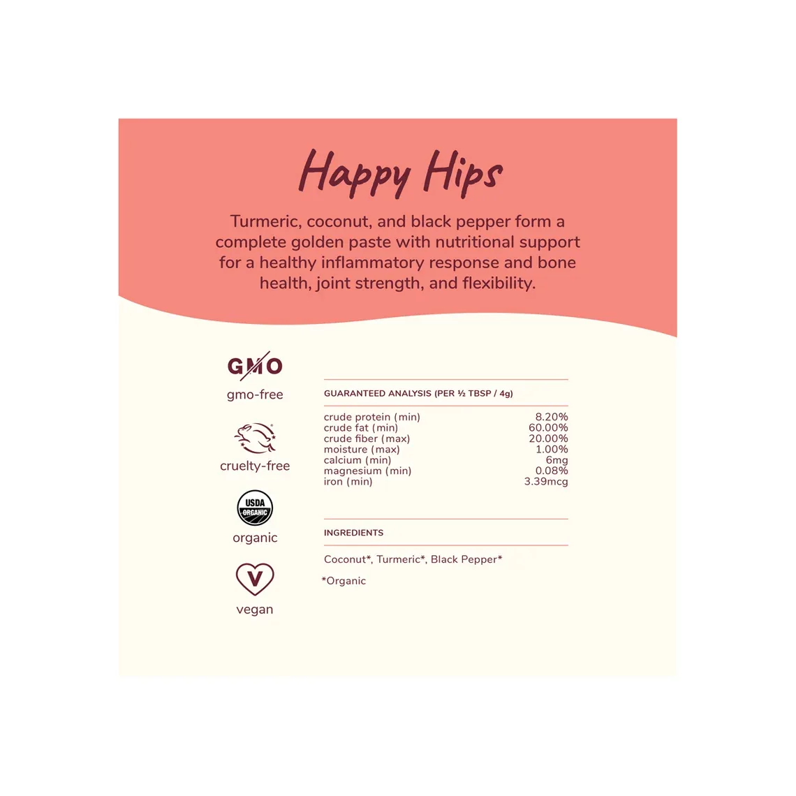 Kin + Kind Organic Hip & Joint Supplement for Cats & Dogs - Image 2