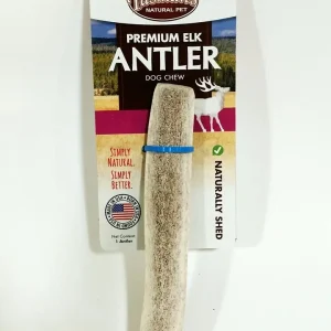 Tasman's Natural Pet Elk Antler Medium Dog Natural Chews - Double Split