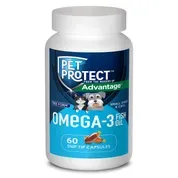 Pet Protect Omega-3 Supplement Snip-Tip Capsules