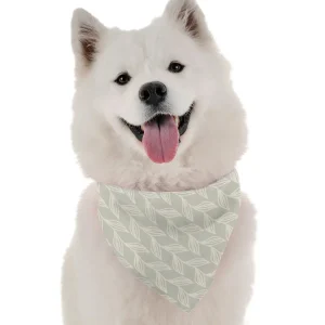 BanDoggie Junip Dog Bandana - Contemporary Botanical Design