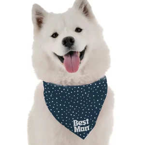 BanDoggie Best Man Dog Bandana - Wedding Celebration Style