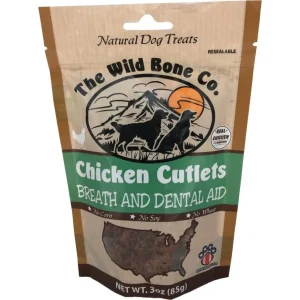 The Wild Bone Co. Breath and Dental Aid Dog Dental Treats - 2.75 oz Bag