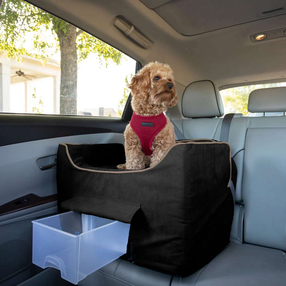 Luxury Lookout® II Dog Car Seat with Microsuede