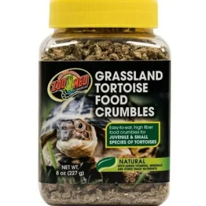 Zoo Med Laboratories Grassland Tortoise Reptile Food Crumbles