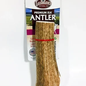 Tasman's Natural Pet Elk Antler Jumbo Dog Natural Chews - Whole
