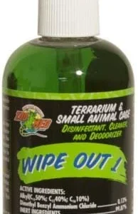 Zoo Med Laboratories Wipe Out 1 Terrarium & Small Animals Cage Disinfectant, Cleaner & Deodorizer - 8.75 Oz