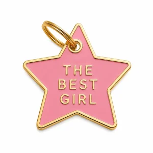 The Best Girl Pet ID Tag