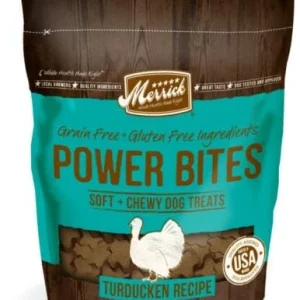 Merrick Treats Turducken Recipe Soft and Chewy Dog Treats - 6 oz Bag