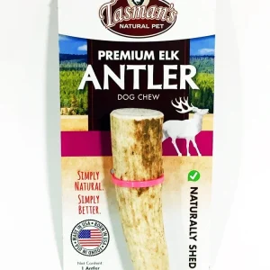 Tasman's Natural Pet Elk Antler Small Dog Natural Chews - Whole