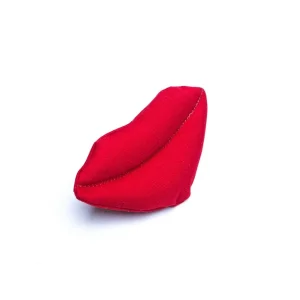 Big Red Lips Dog Toy - Squeaky Floating Toy for Hilarious Fun