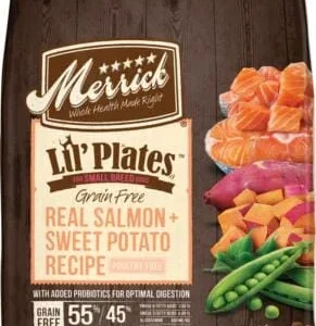 Merrick Lil' Plates Salmon & Sweet Potato Freeze-Dried Dog Food - 4 lb Bag