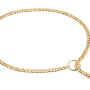 Slip Curve Show Chain Dog Collar (14 in x 1.6 mm)
