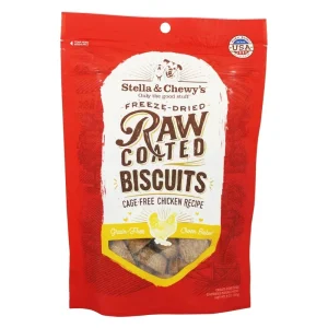 Stella & Chewy's Raw Coated Biscuits Chicken Dog Biscuits - 9 Oz