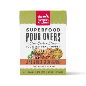 Honest Kitchen Pour Superfood Lamb Beef Wet Dog Food - 5.5 Oz - Case of 12