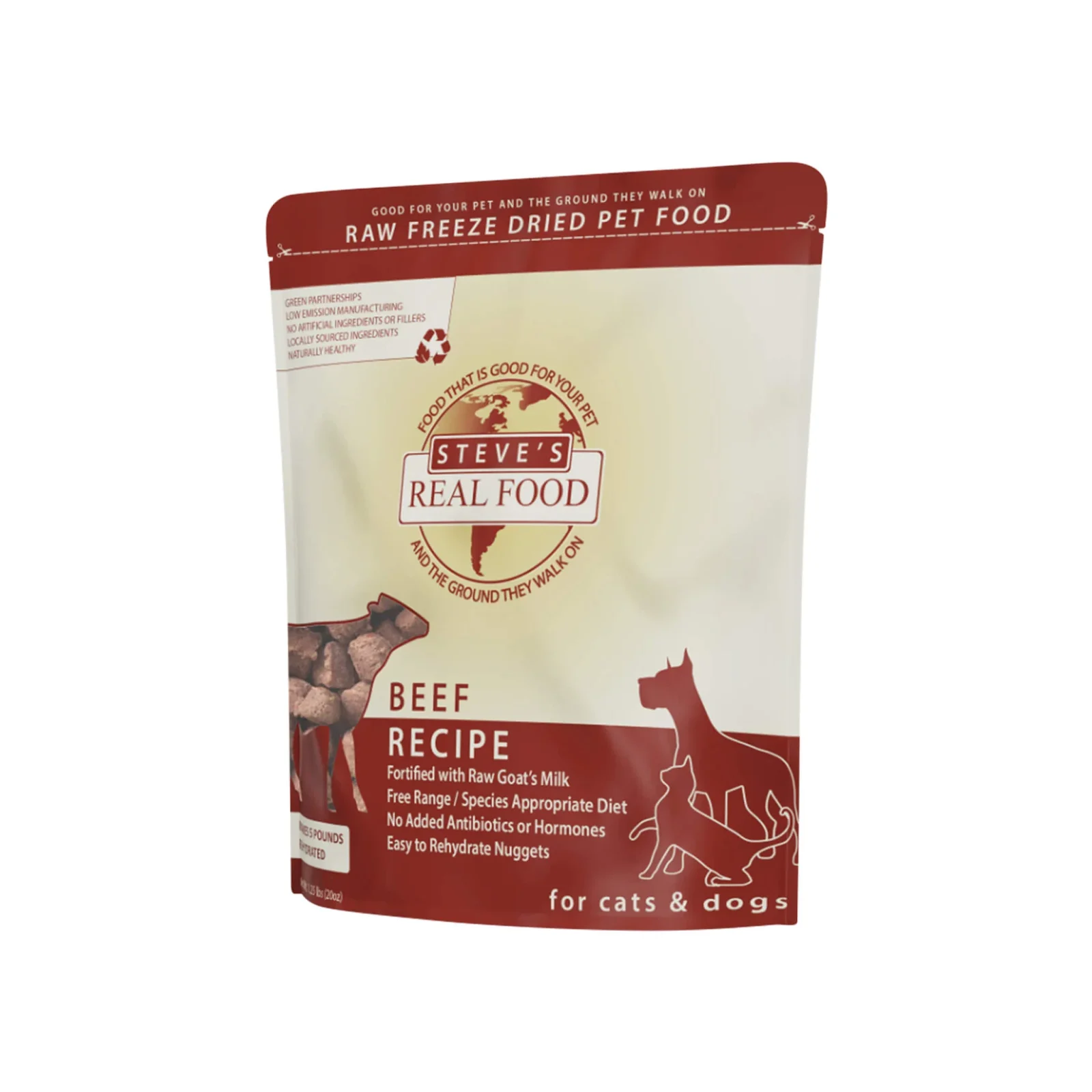 Steve's Real Food 1.25 lb Freeze Dried Nuggets for Dogs - Image 2