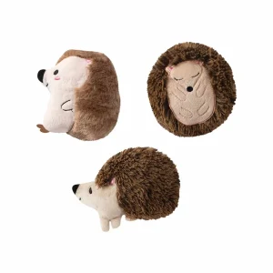 PetShop by Fringe Studio Hedgehogs Plush Dog Toy Set Small, 3-Count