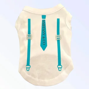 Sniffany Suspenders Tee by Bark Fifth Avenue - Designer Dog Shirt