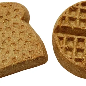 Wet Noses Treats Howlin' Goodies Blueberry Waffles & Toast BULK Crunchy Dog Treats - Case of 10 lb