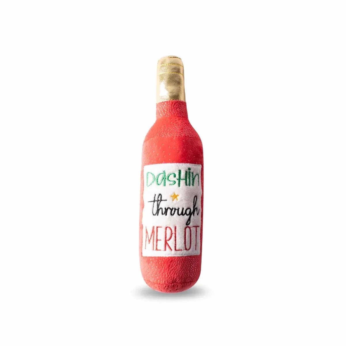 PetShop by Fringe Studio Dashin' Through Merlot Plush Dog Toy - Image 2
