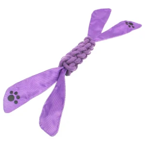 Pet Life ® 'Extreme Twist' Sporty Tugging Jute and Squeak Dog Toy