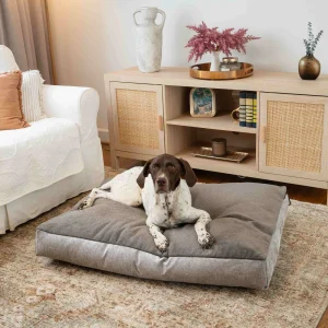 Slumber Spot Velvet Rectangle Dog Bed – Reversible & Washable