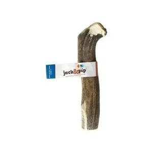 Jack & Pup Elk Whole Giant 8" Dog Natural Chews - 1 Each