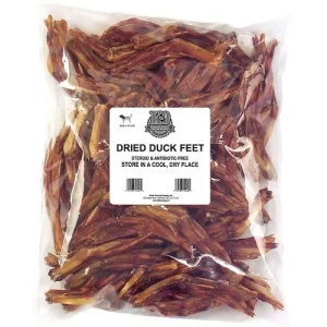 K-9 Kraving Treats Duck Feet Baked Dog Treats - Case of 10 lb
