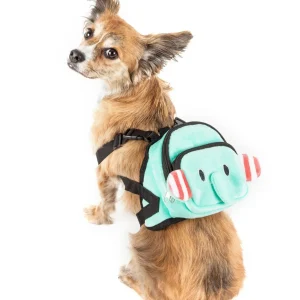 Pet Life ® 'Dumbone' Dual-Pocketed Animated Fashion Dog Harness Backpack